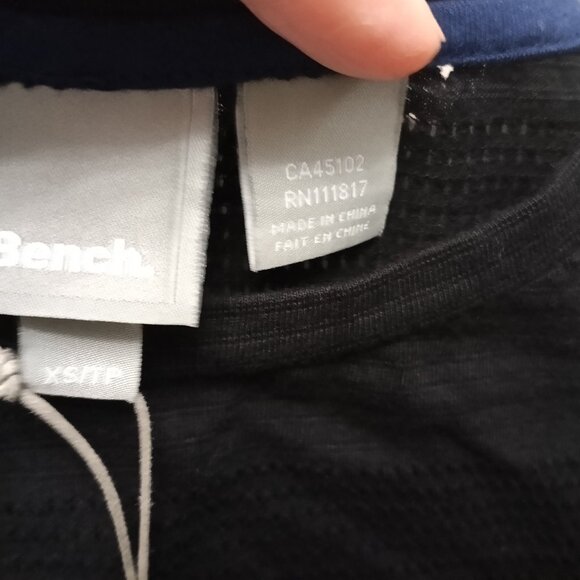 Bench Women's black tank top Size: XS/4 - Picture 8 of 10